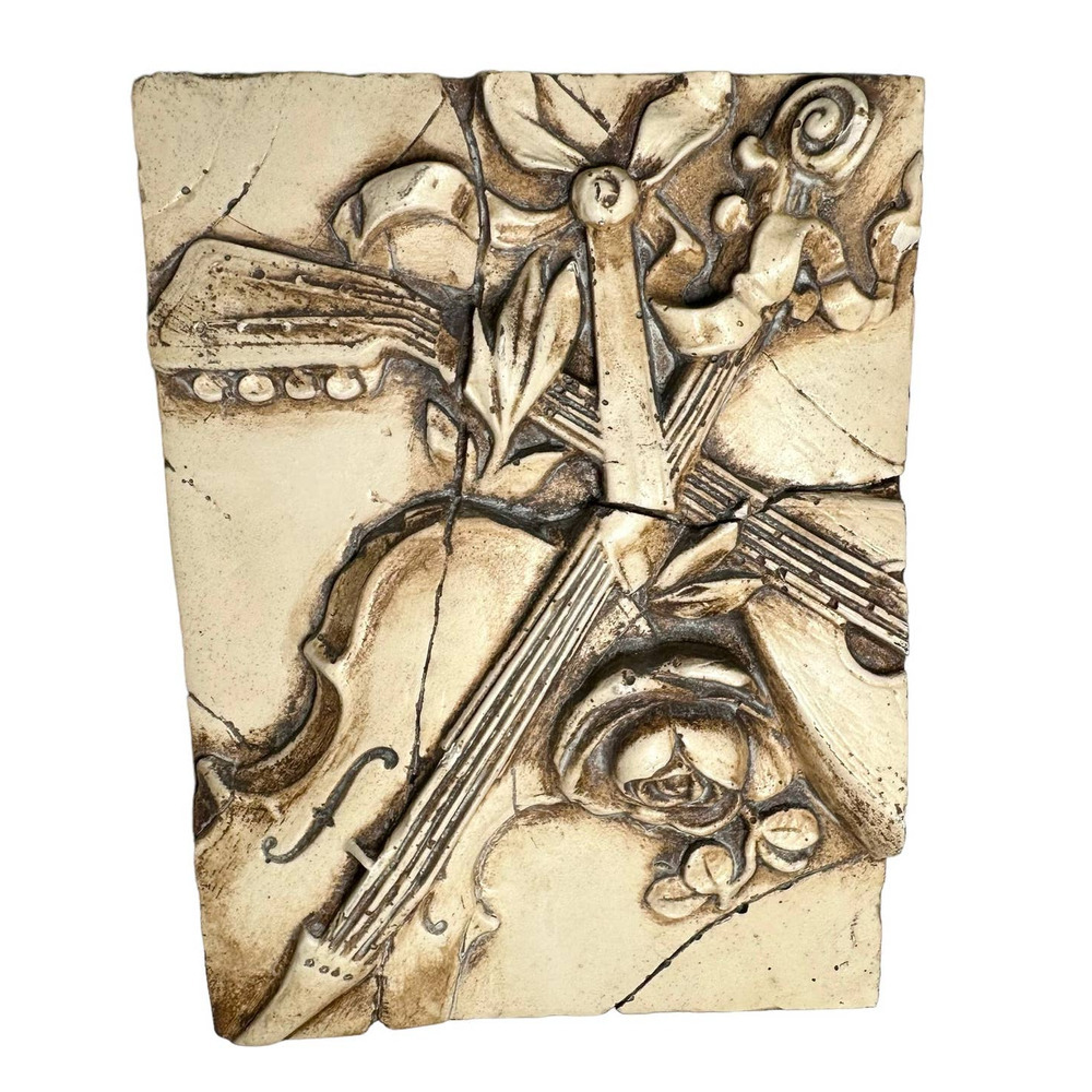 Sid Dickens T-7 Memory Tile Block 1998 Violin Mandalin T007 Retired Wall Tile